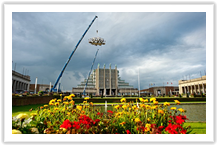 Belgium, Brussels - World Premiere NG Dinner in the sky