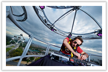 Belgium, Brussels - World Premiere NG Dinner in the sky