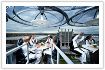 Belgium, Brussels - World Premiere NG Dinner in the sky