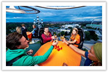 Belgium, Brussels - World Premiere NG Dinner in the sky
