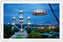 Belgium, Brussels - World Premiere NG Dinner in the sky