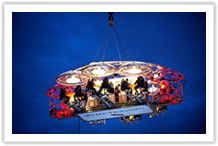 Belgium, Brussels - World Premiere NG Dinner in the sky