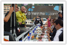 Monaco - Prince Albert of Monaco - Royal Dinner in the sky