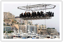 Monaco - Prince Albert of Monaco - Royal Dinner in the sky