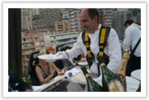 Monaco - Prince Albert of Monaco - Royal Dinner in the sky